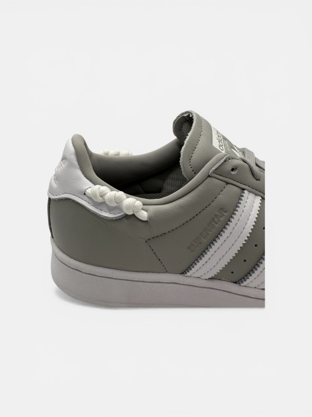 Adidas Superstar Women’s Sneakers - knotted rope grey/white - Picture 5 of 8